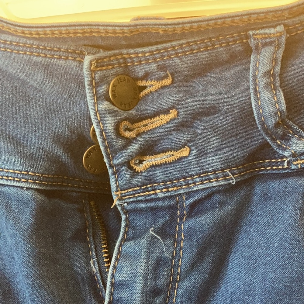 Wax jeans size 7 medium wash jeans - Picture 2 of 6